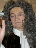 Isaac Newton - vaxdocka p Madame Tussauds i London