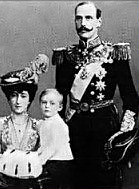 Maud, Haakon VII och Olav (V)