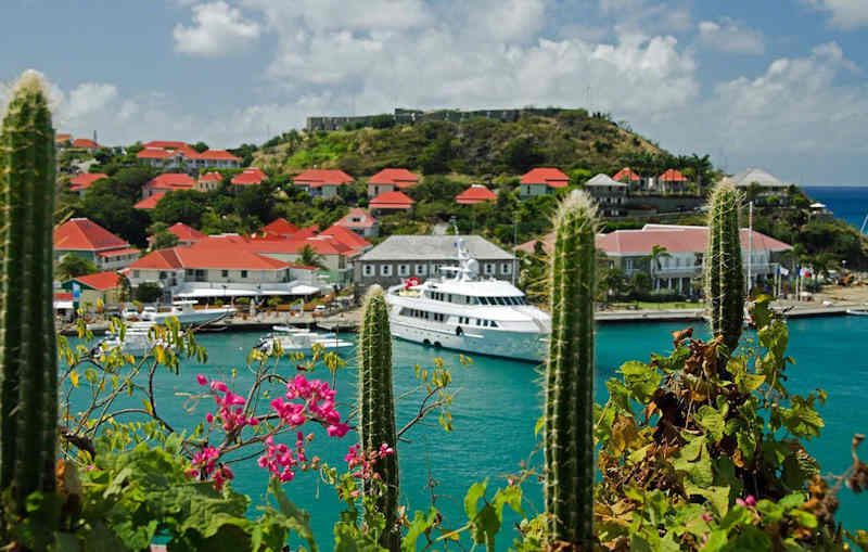 Fort Gustave over Gustavia