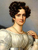 Fredrika Dorotea Vilhelmina av Baden - m�lad av Joseph Karl Stieler