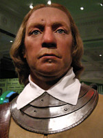 Oliver Cromwell - vaxdocka p� Madame Tussauds i London