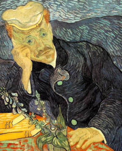 Doktor Gachet, målad av Gogh 1890