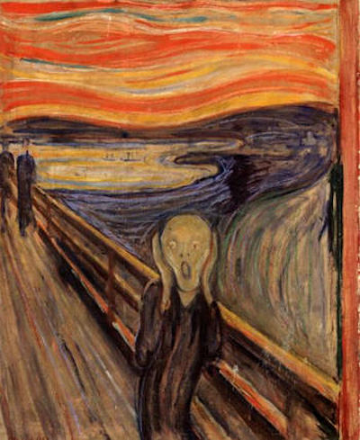 Skriet målad av Munch 1893
