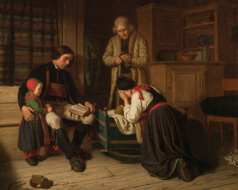 målning av Amalia 1858