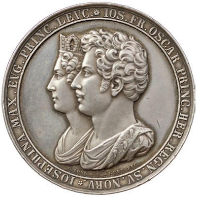 Oskar I & Josefinas gifterm�l 1823